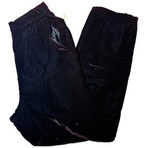 Vintage Lloyd Williams Burgundy Velvet Pants | Made in USA | Size 10